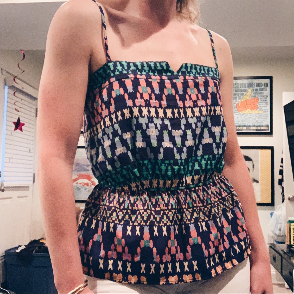 Abbeline Patterned Top